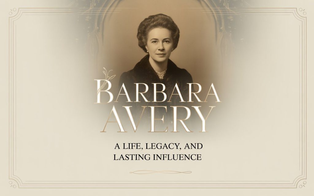 Barbara Avery: A Life, Legacy, and Lasting Influence